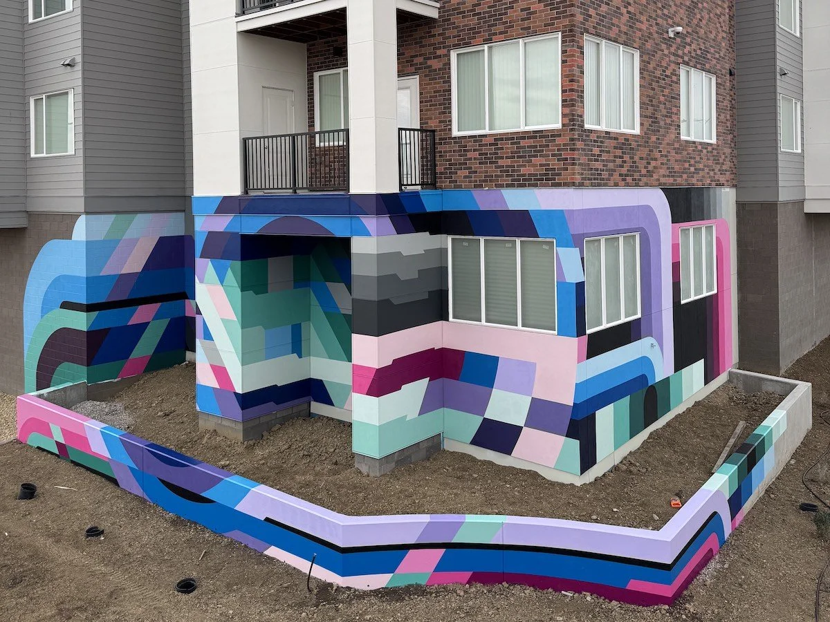  Residential building mural by ILL.DES | Image provided by the artist 