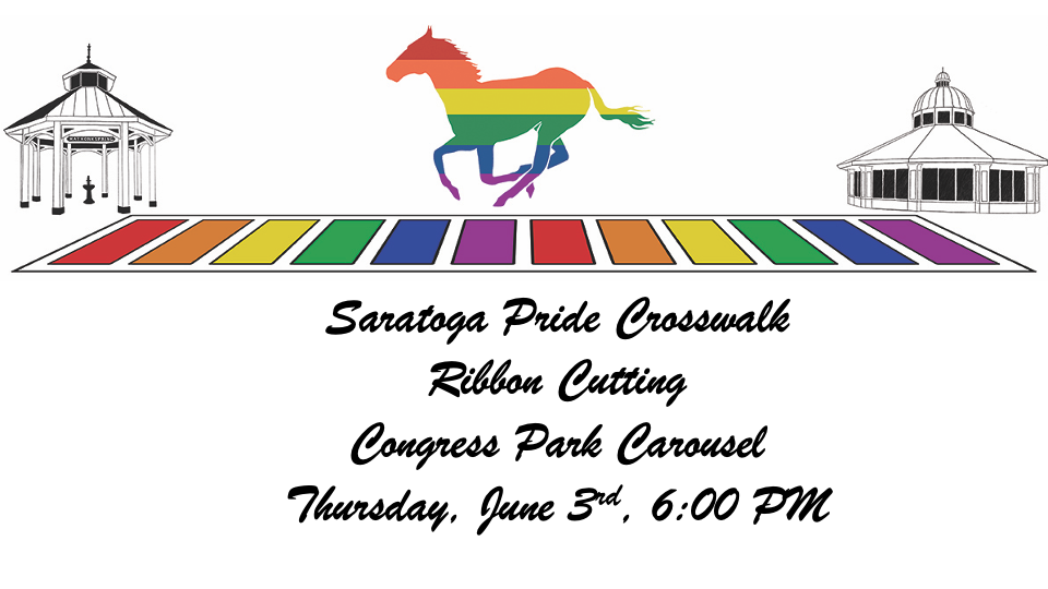 Saratoga Pride Crosswalk Ribbon Cutting! — Saratoga Pride