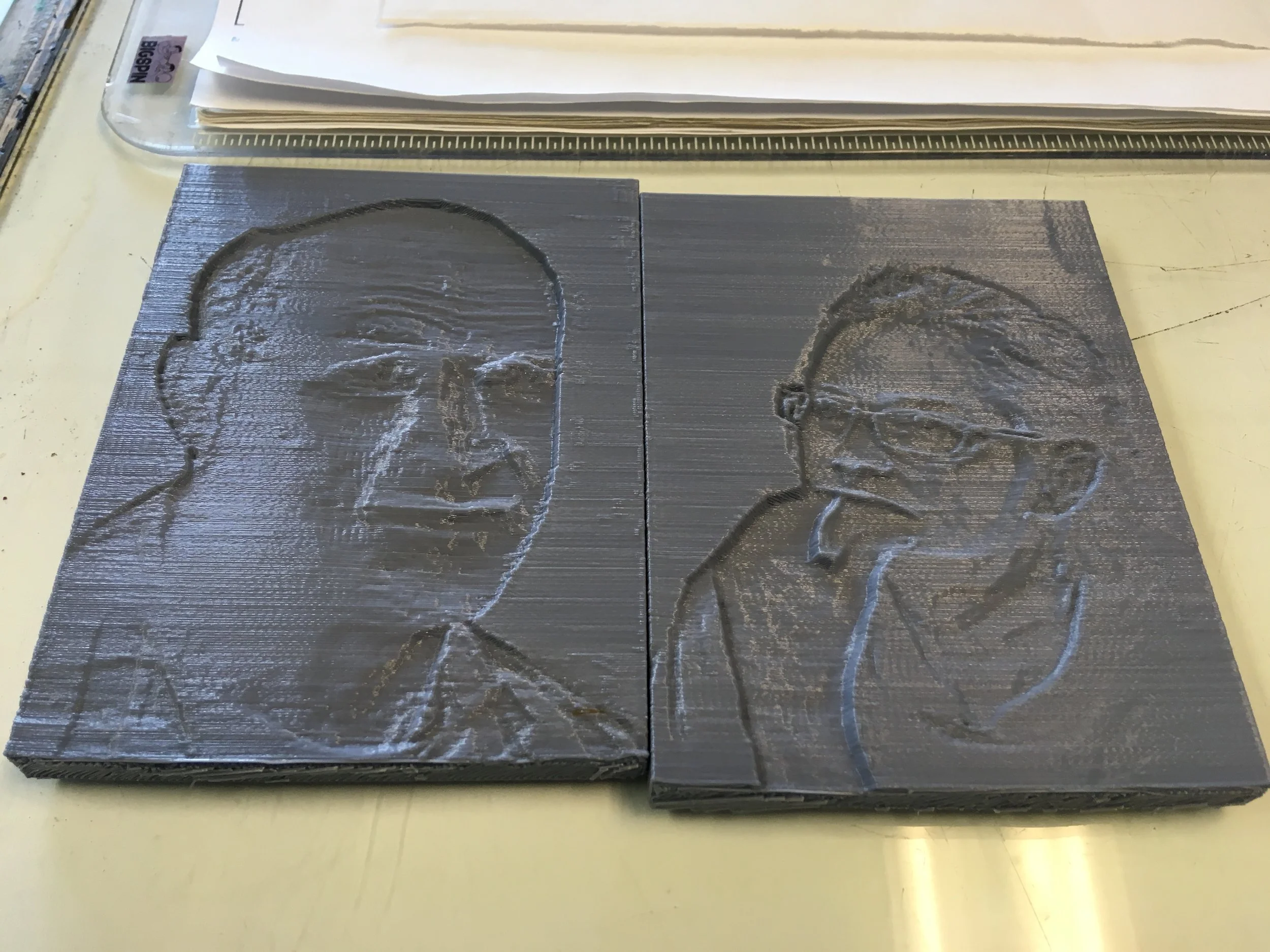 Collaborative Research in incorporating 3D printing into traditional printmaking processes