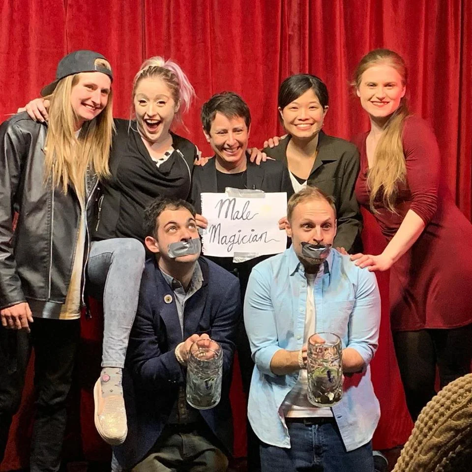 L to R: Nikki Runnals, Bella Muerta, Suzanne, Felice, Jacqueline Swan Duct Tape: Jonah Babins, Ben Train