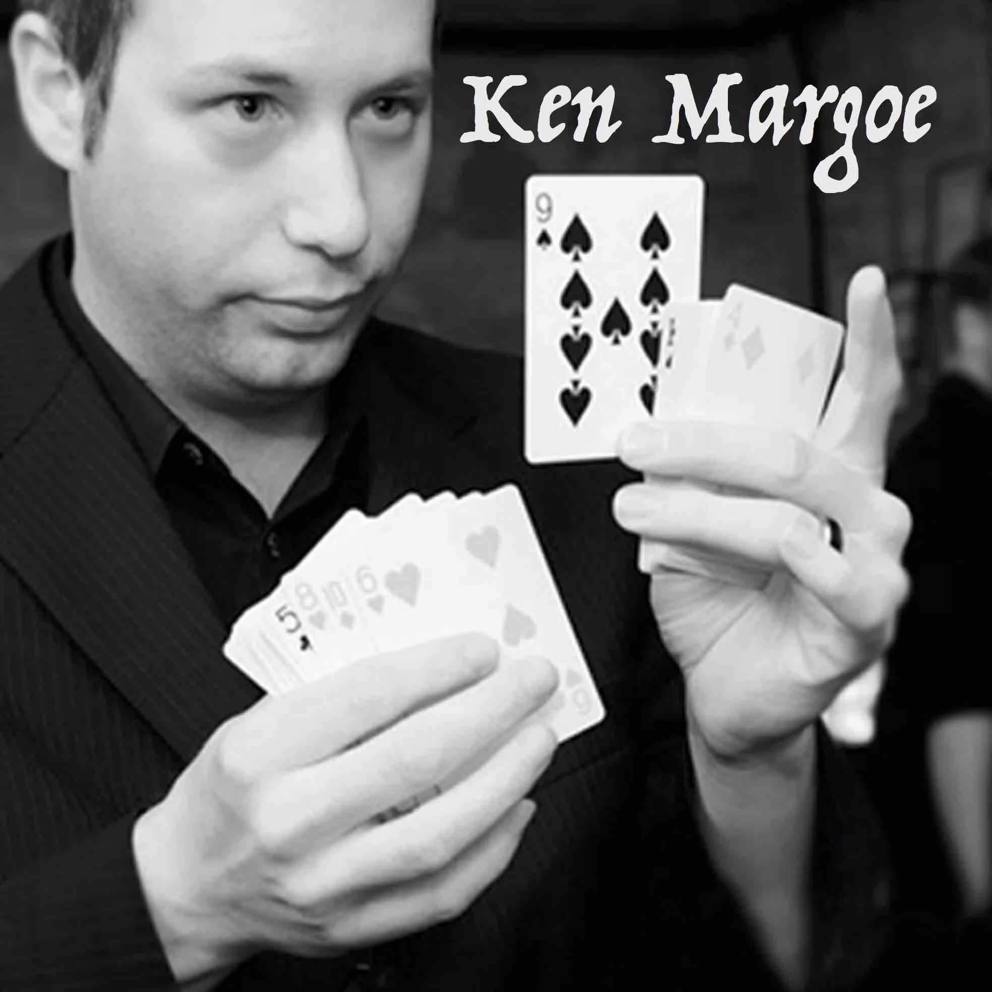 Ken Margoe Headshot Handling a deck of cards