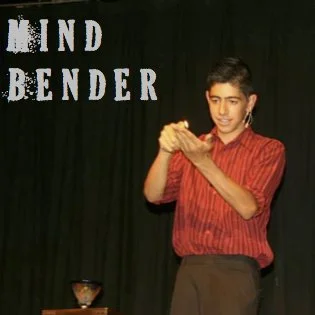 Mindbender doing a trick with fire