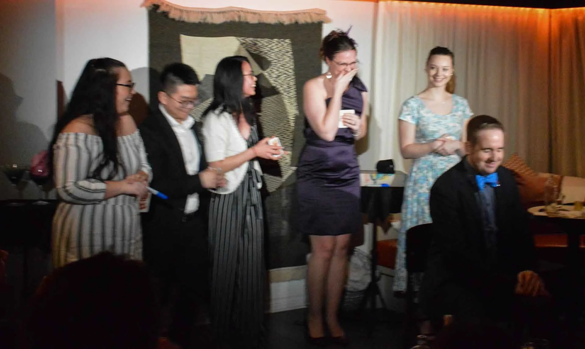 James Alan reading minds during Magic and Martini at Suite 114 in Toronto