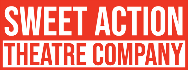 Sweet Action Theatre Company Logo in Red and White