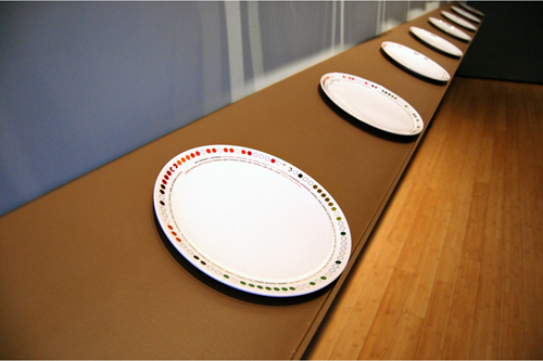  seasonal calendar plates 