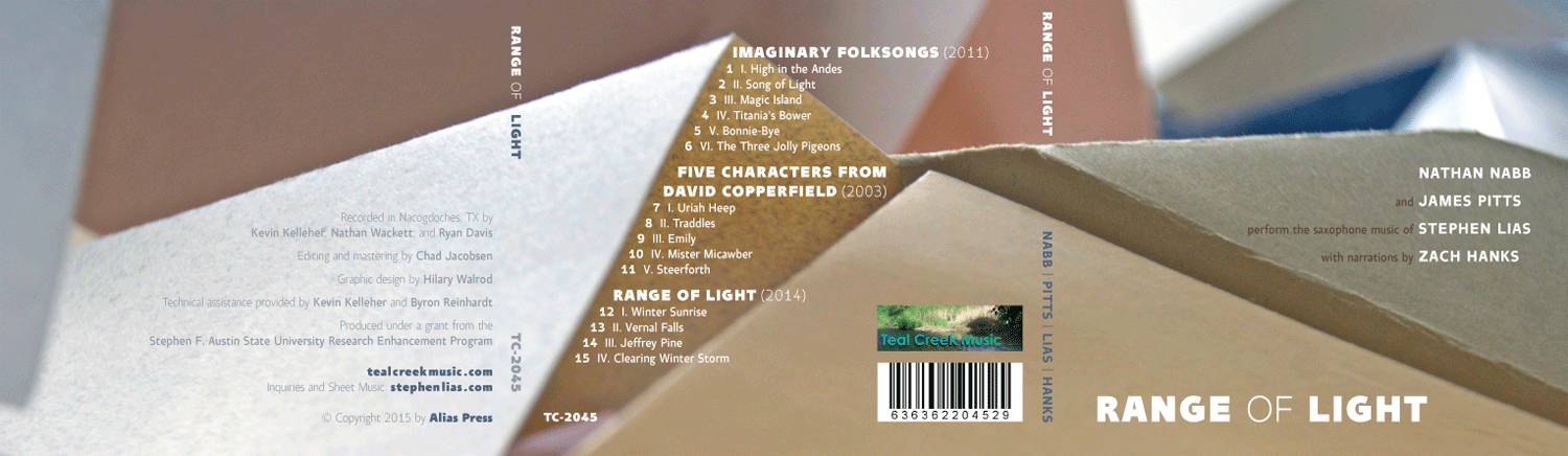 CD packaging (trifold exterior panels)