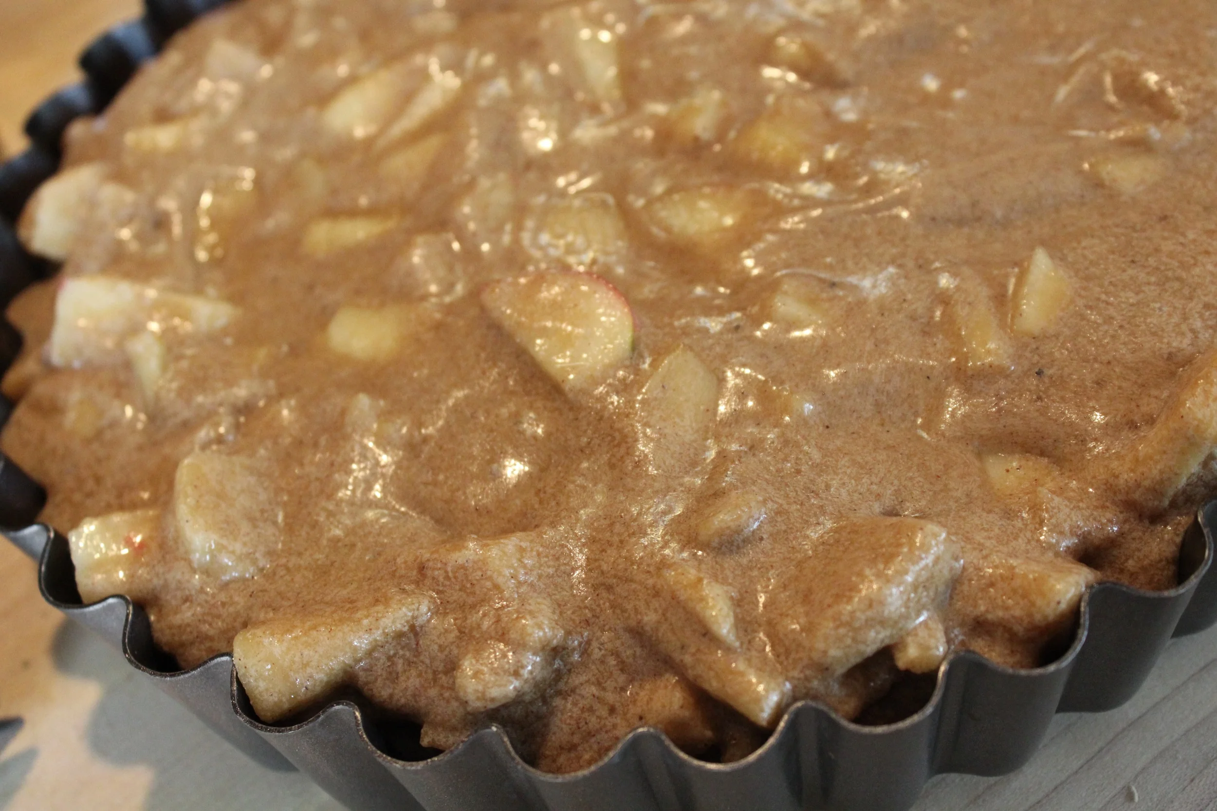 AppleBourbon Tart With Gingersnap Crust ??? insolence + wine