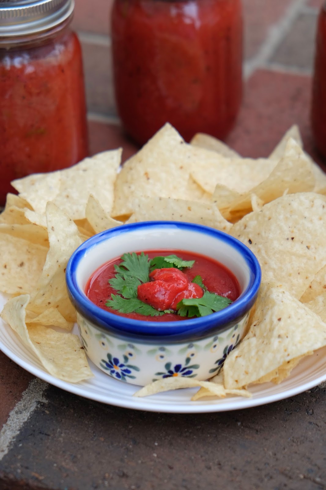 Strawberry Salsa with Hatch Chiles {Cantina Style}