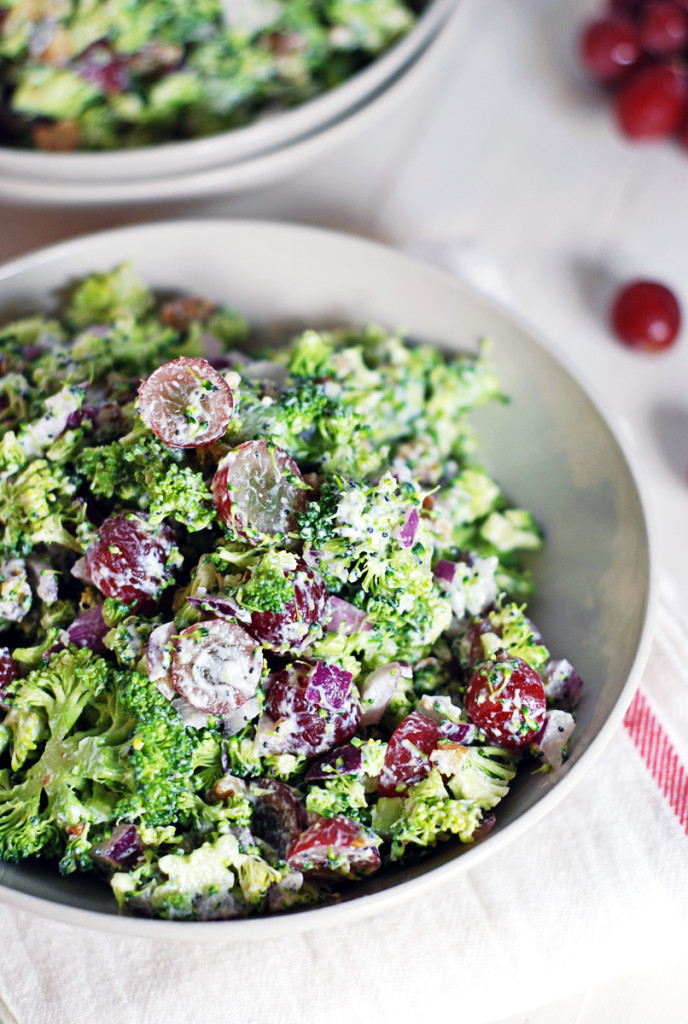 Chopped Broccoli Salad with Poppy Seed Dressing