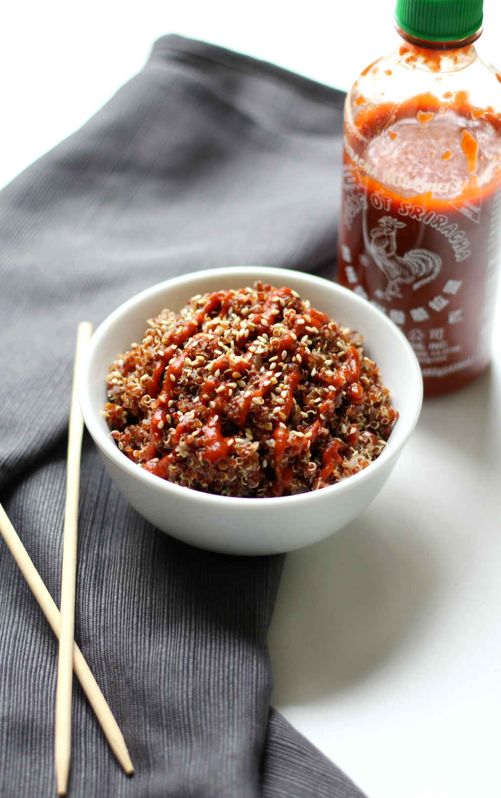 Spicy Red Sriracha Quinoa