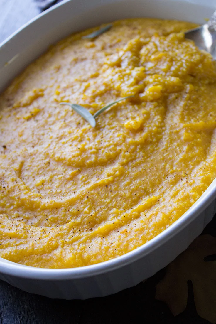 Baked Pumpkin Polenta — insolence + wine