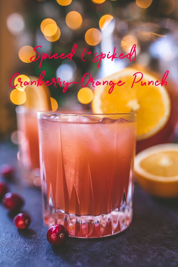 Spiced CranberryOrange Punch — insolence + wine