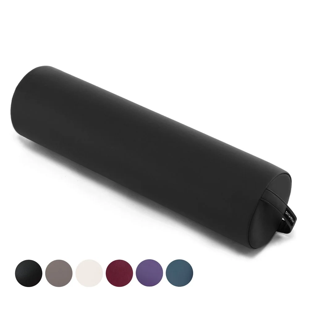 thumbnail image 2 of Saloniture 9-Inch Jumbo Round Bolster Pillow For Massage Tables - Spa Headrest Cushion 2 of 4
