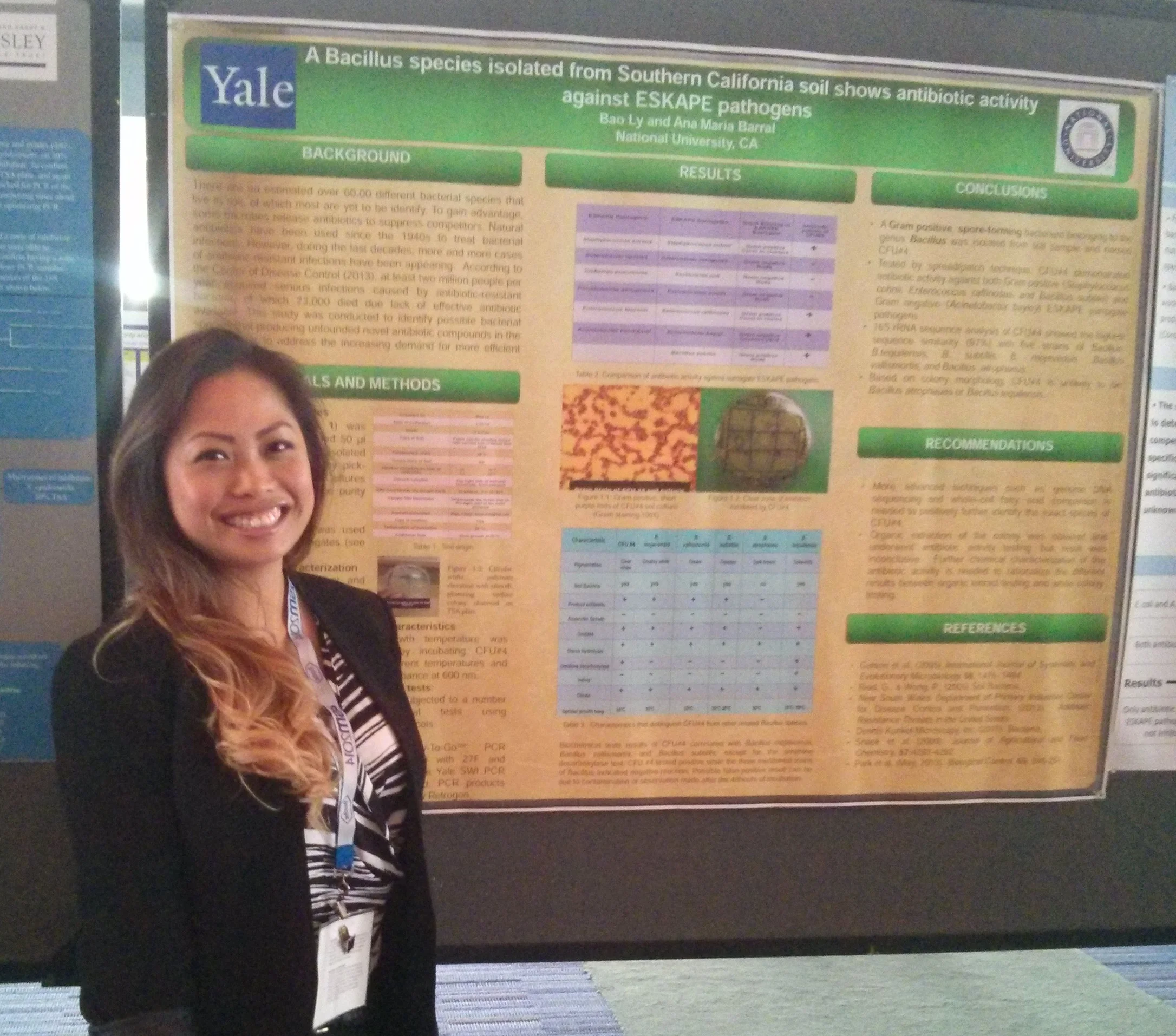 ANA MARIA BARRAL'S STUDENT PRESENTING ATASM CONFERENCE