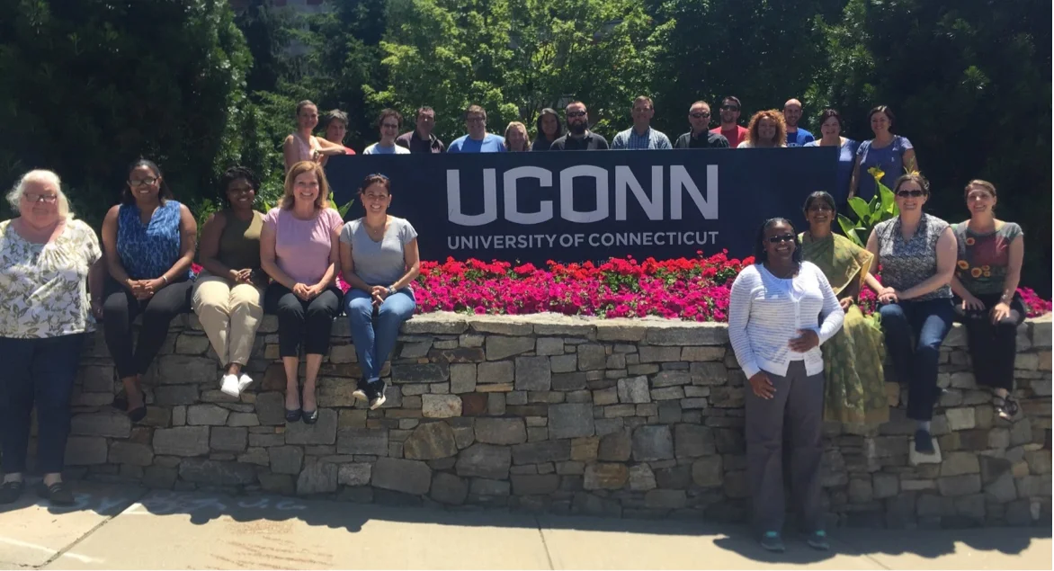 2016 COHORT OF NEW SWI PARTNER INSTRUCTORS AT THE TRAINING WORKSHOP AT THE UNIVERSITY OF CONNECTICUT IN JUNE. PHOTO CREDIT: NICHOLE BRODERICK.