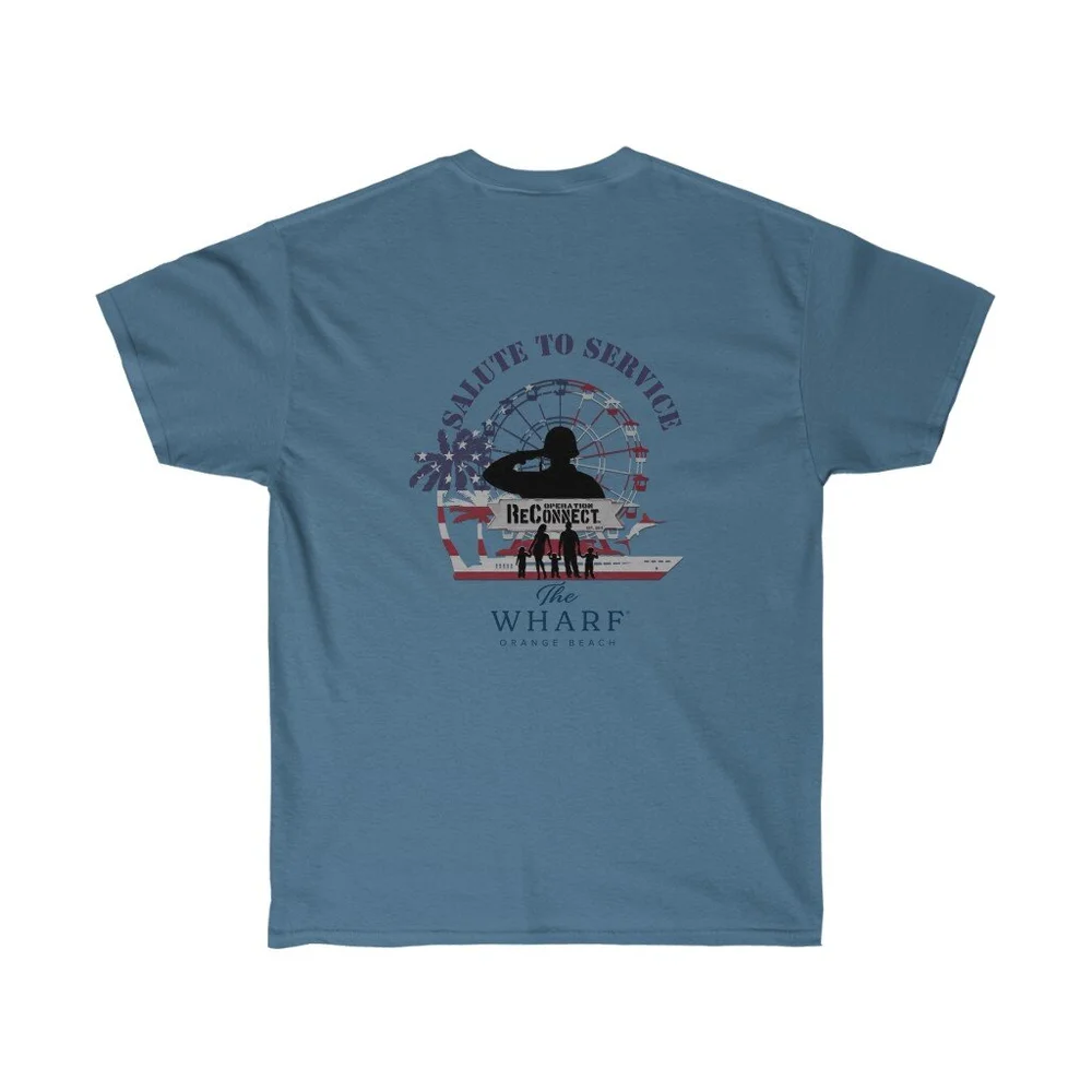 Salute to Service Event T Shirts Deploy. Return. ReConnect. Operation ReConnect Serving Post 9 11 Combat Veterans