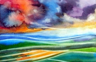 Back on the Prairies.. 4x6" SOLD #13