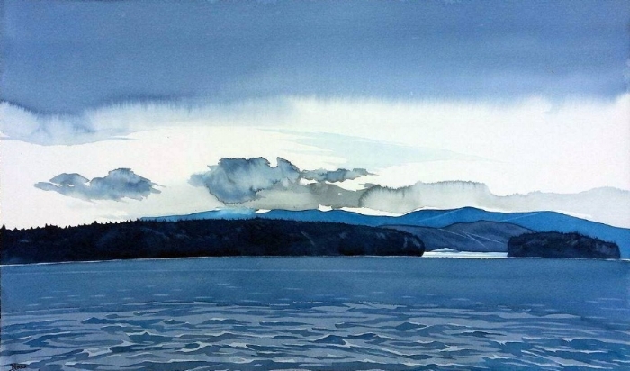 The dream work... painting in water about water.