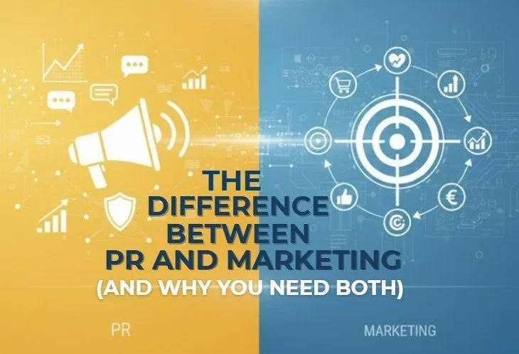 The Difference Between PR and Marketing (And Why You Need Both)