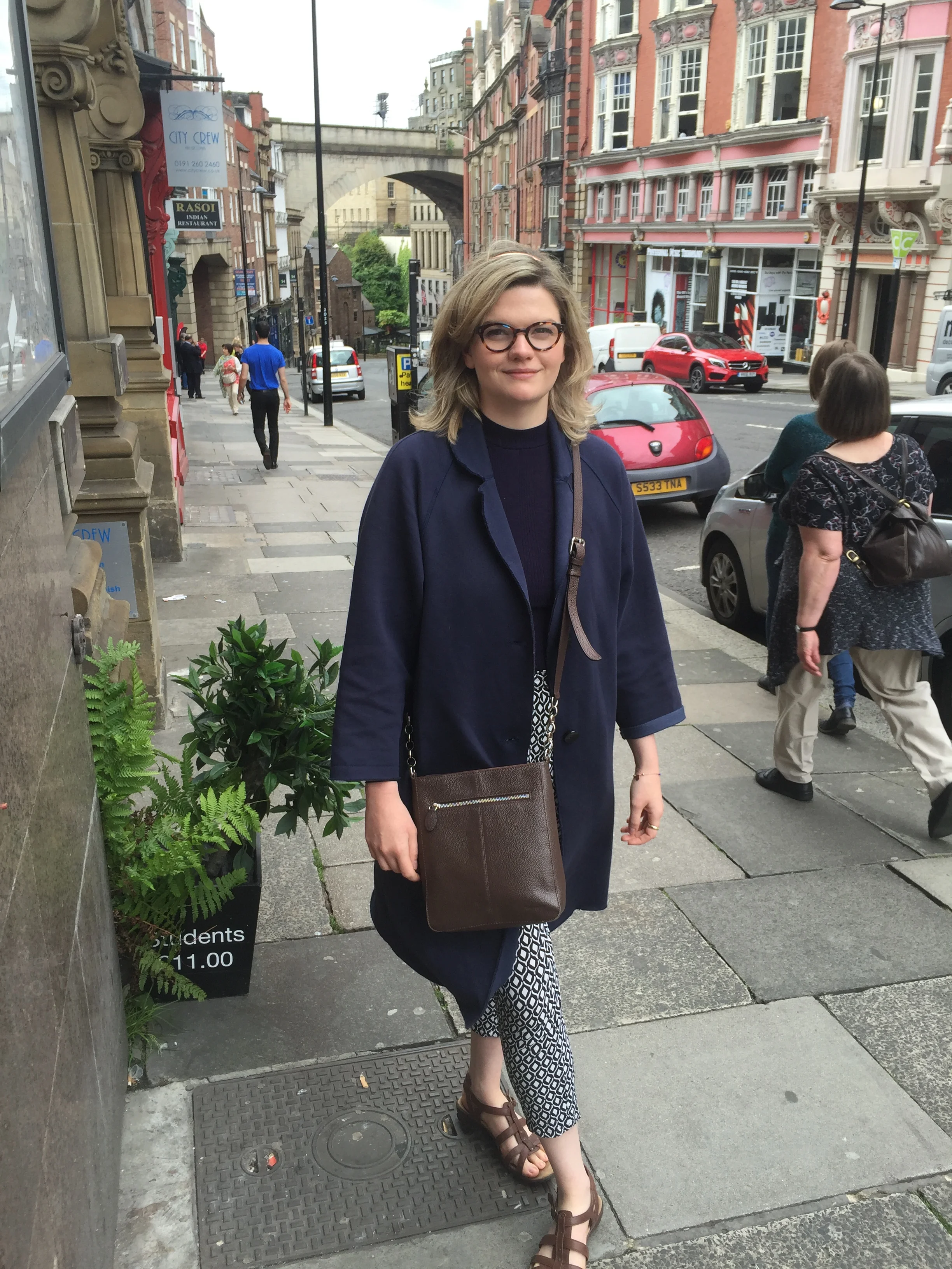 On the streets near the Quayside