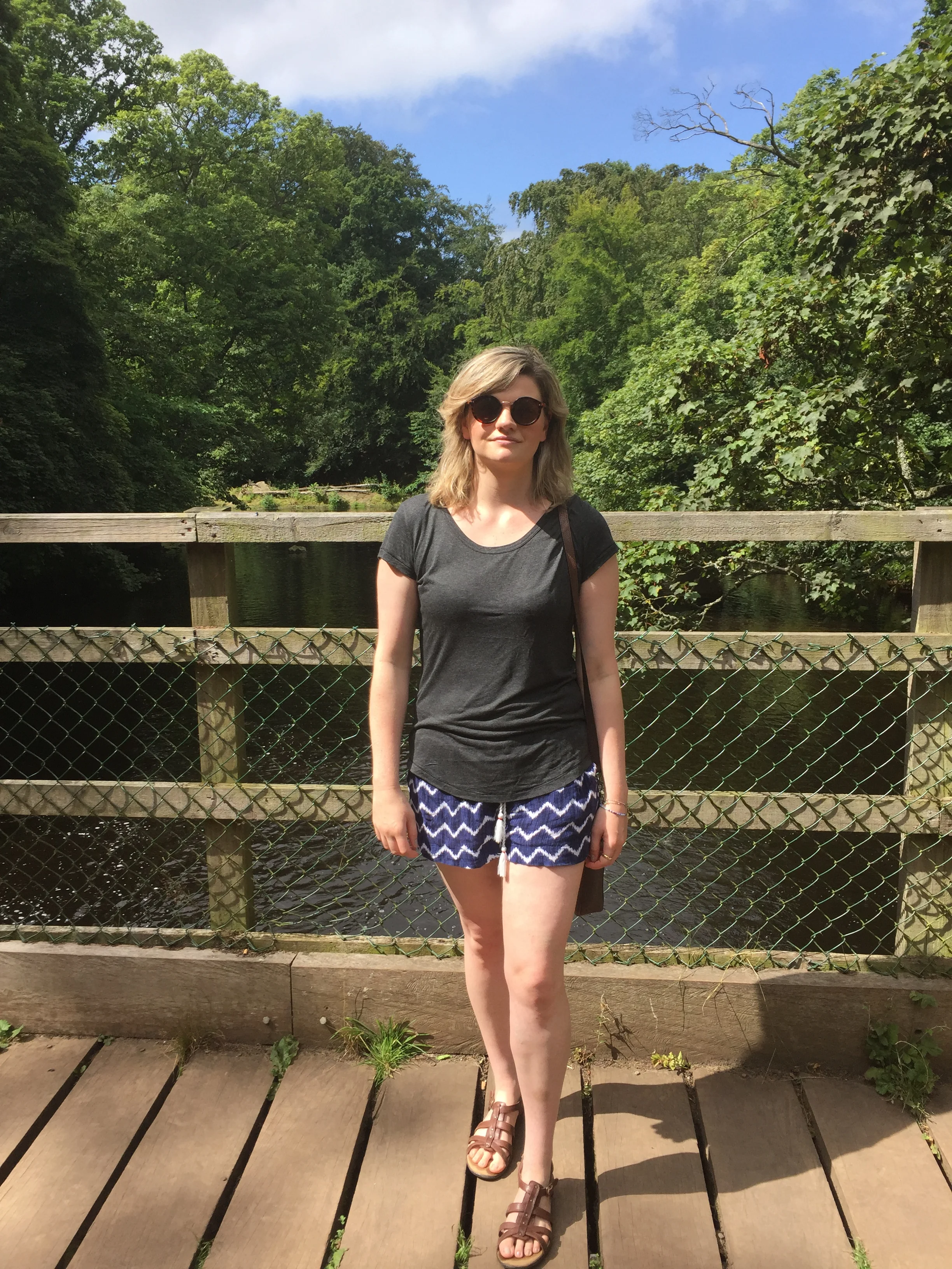 Top: H&M Conscious, Shorts: H&M