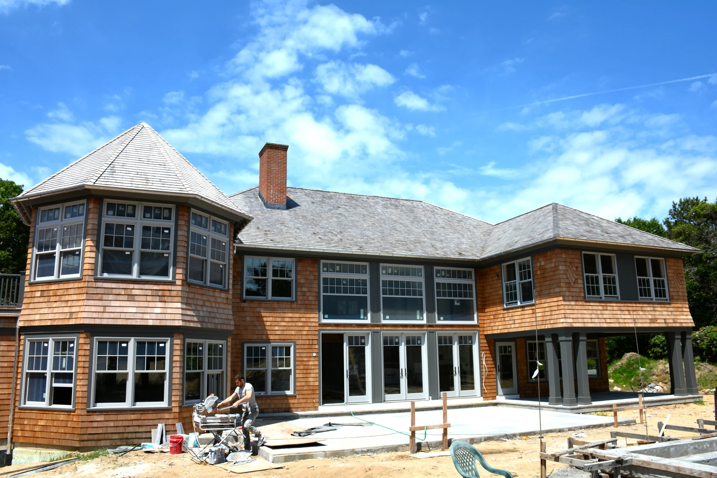 This residential property located in Amagansett, NY is currently in progress. We are really excited to see this project come near completion.