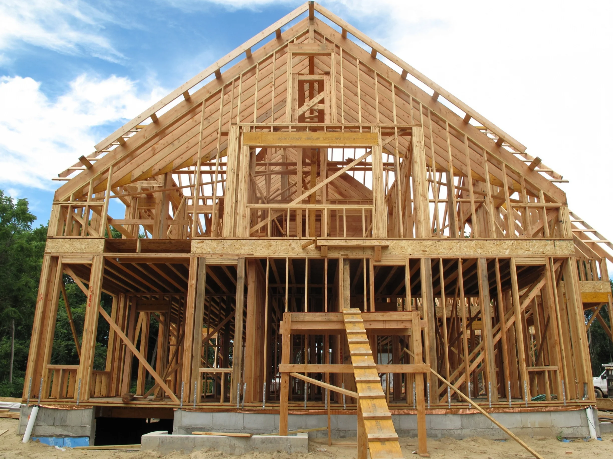 The beauty of framing! We are very excited to see this project finally come to life on North Main Street in Southampton, NY