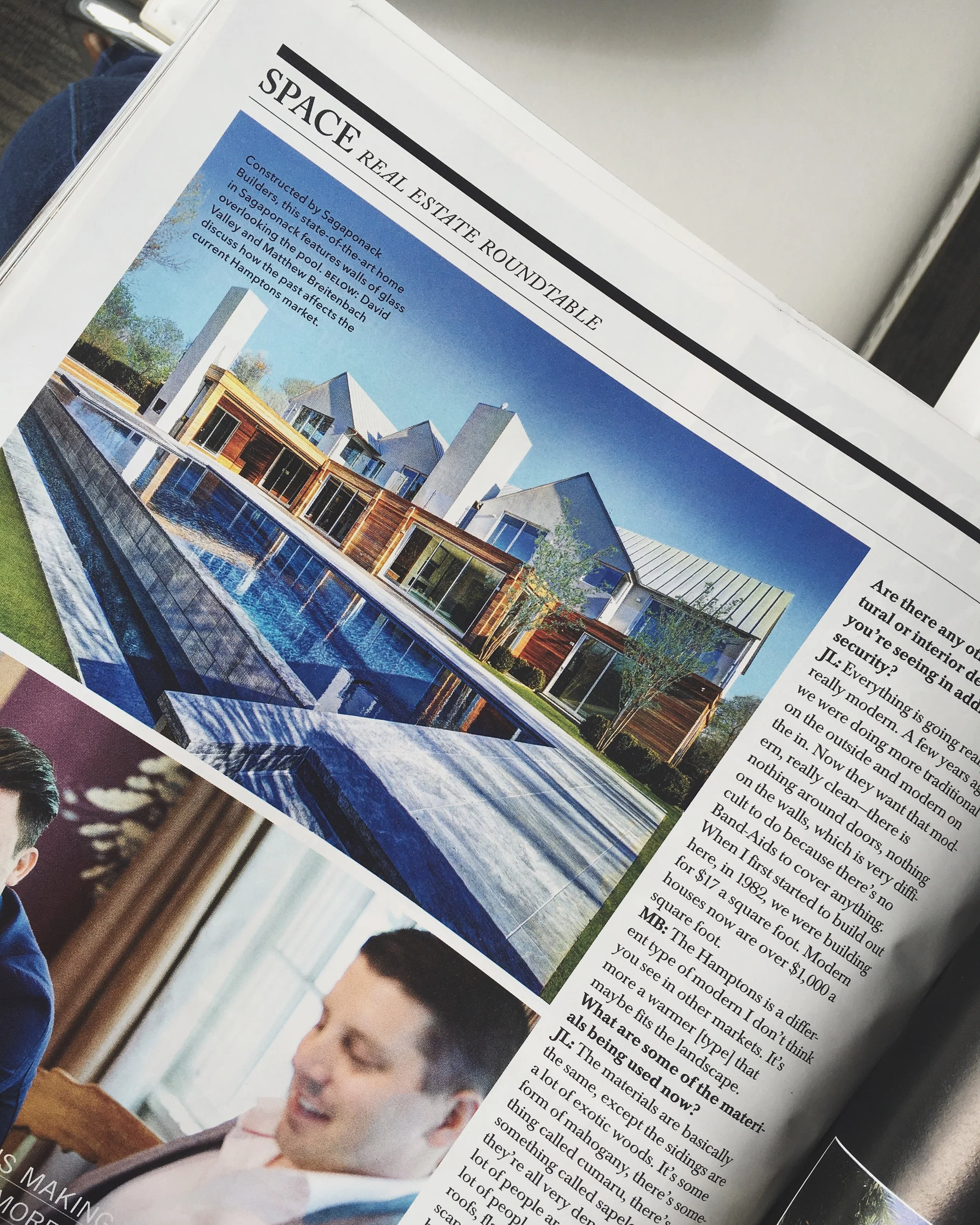 One of my completed projects located on 74 Ericas Lane in Sagaponack NY, was recently featured in Hamptons Magazine. 