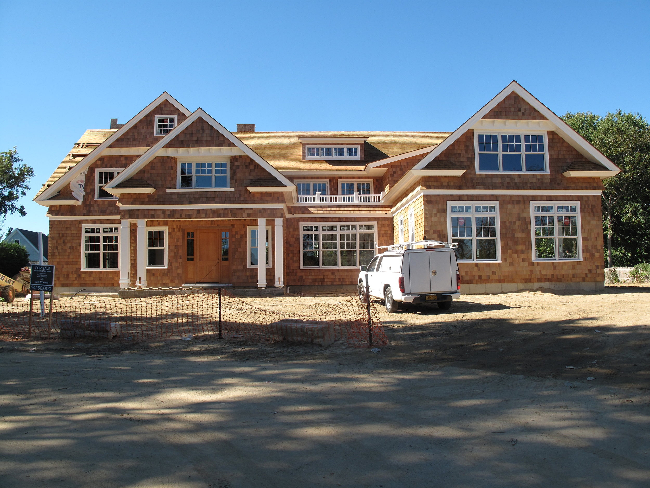 Jason Thomas Architect designed single family residence in Southampton, NY on a 1 acre lot. Exterior is nearing completion. We are looking forward to seeing more progress come along.