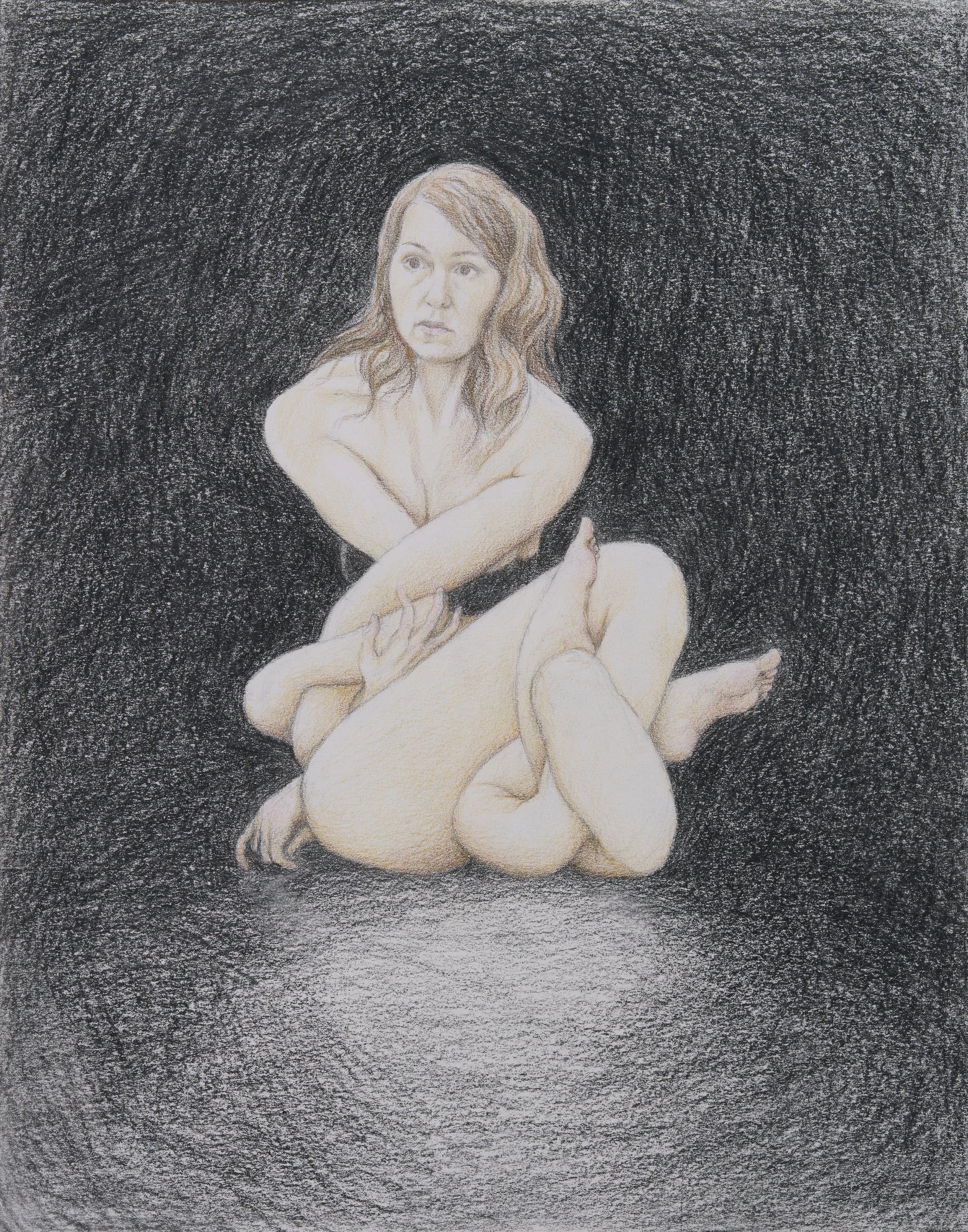 Solmunainen / Knotted Woman (self-portrait)