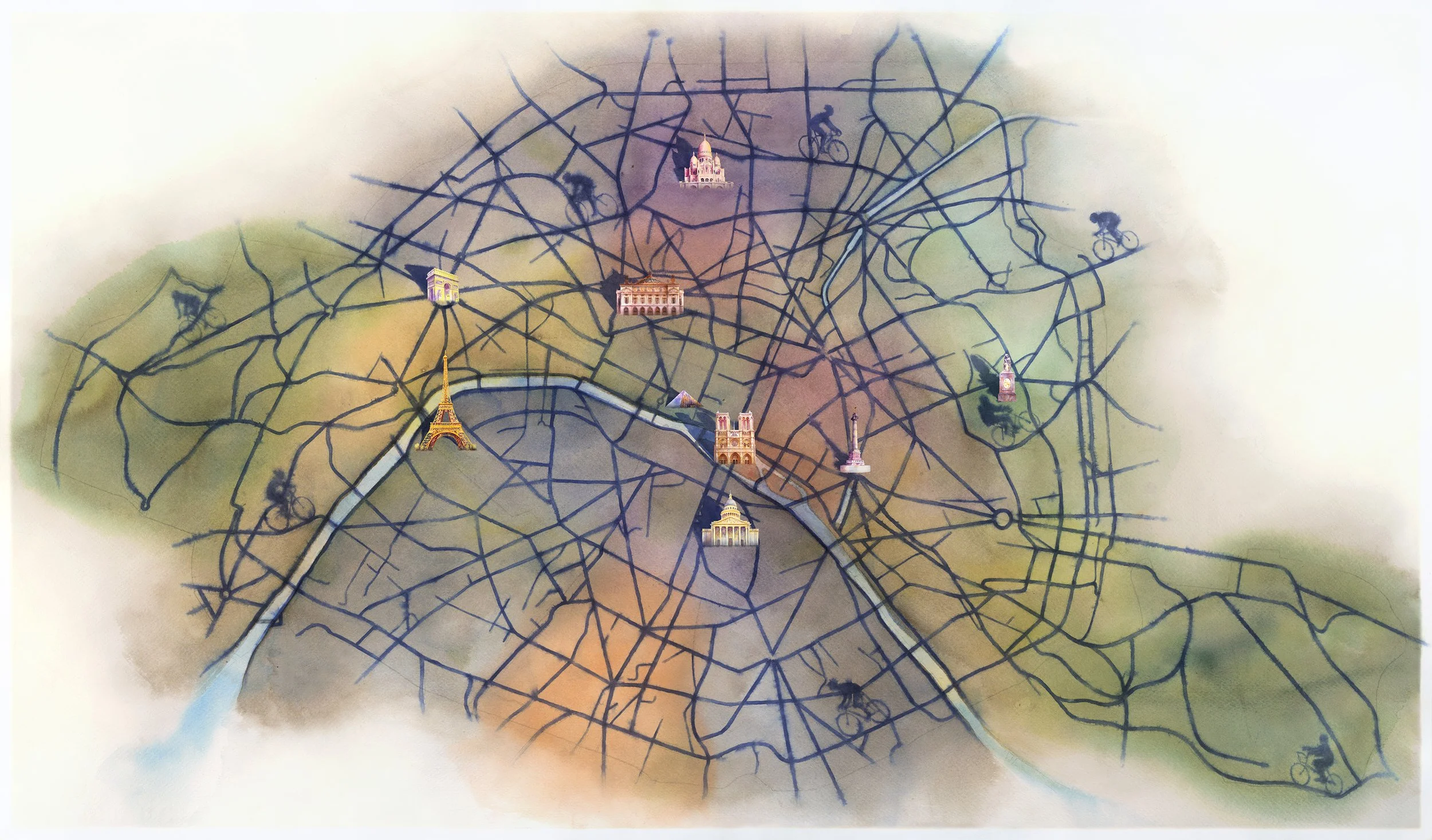 Paris et ses pistes cyclables | Paris and its bicycle paths