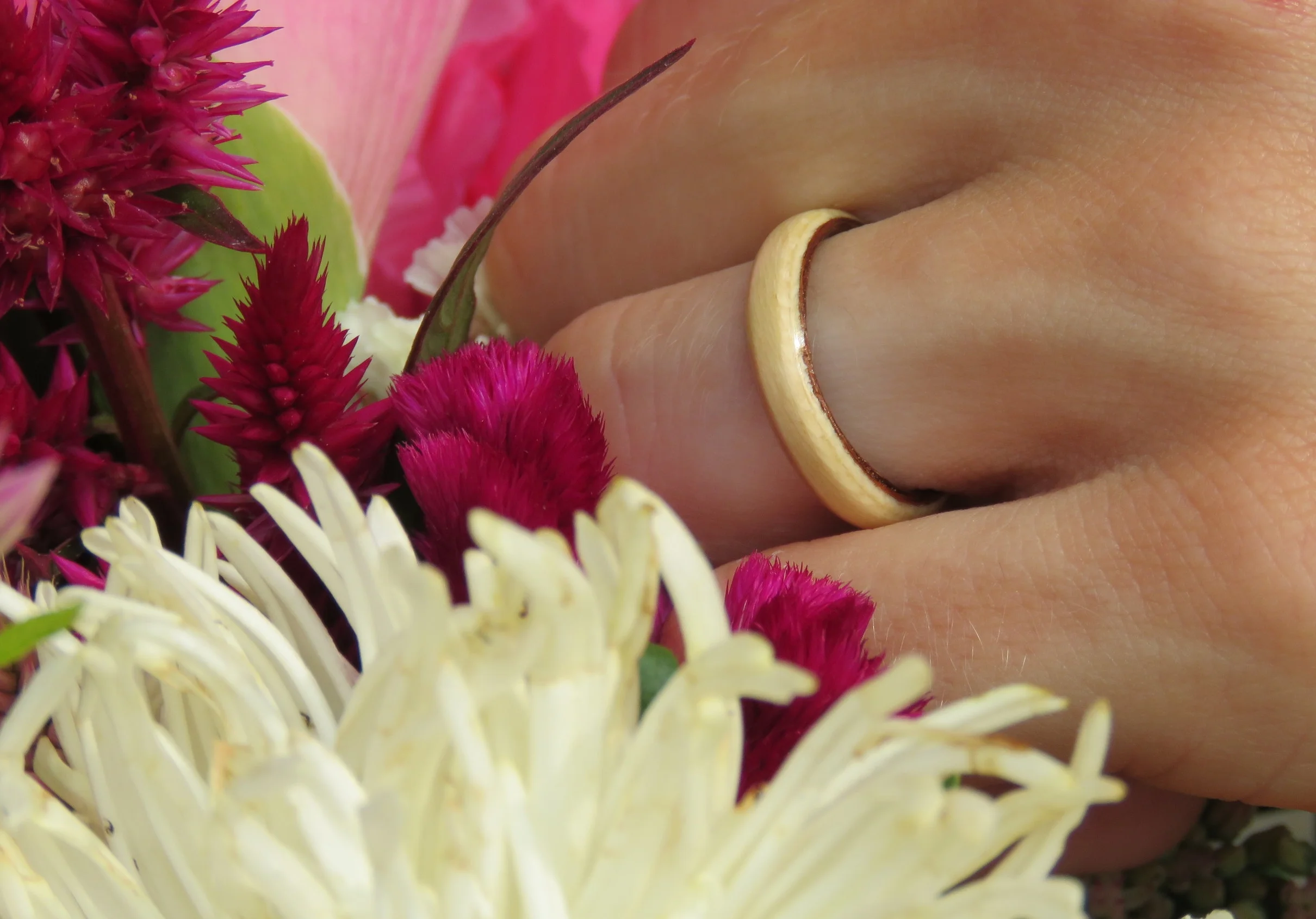 SYCAMORE AND ROSEWOOD WEDDING  BAND
