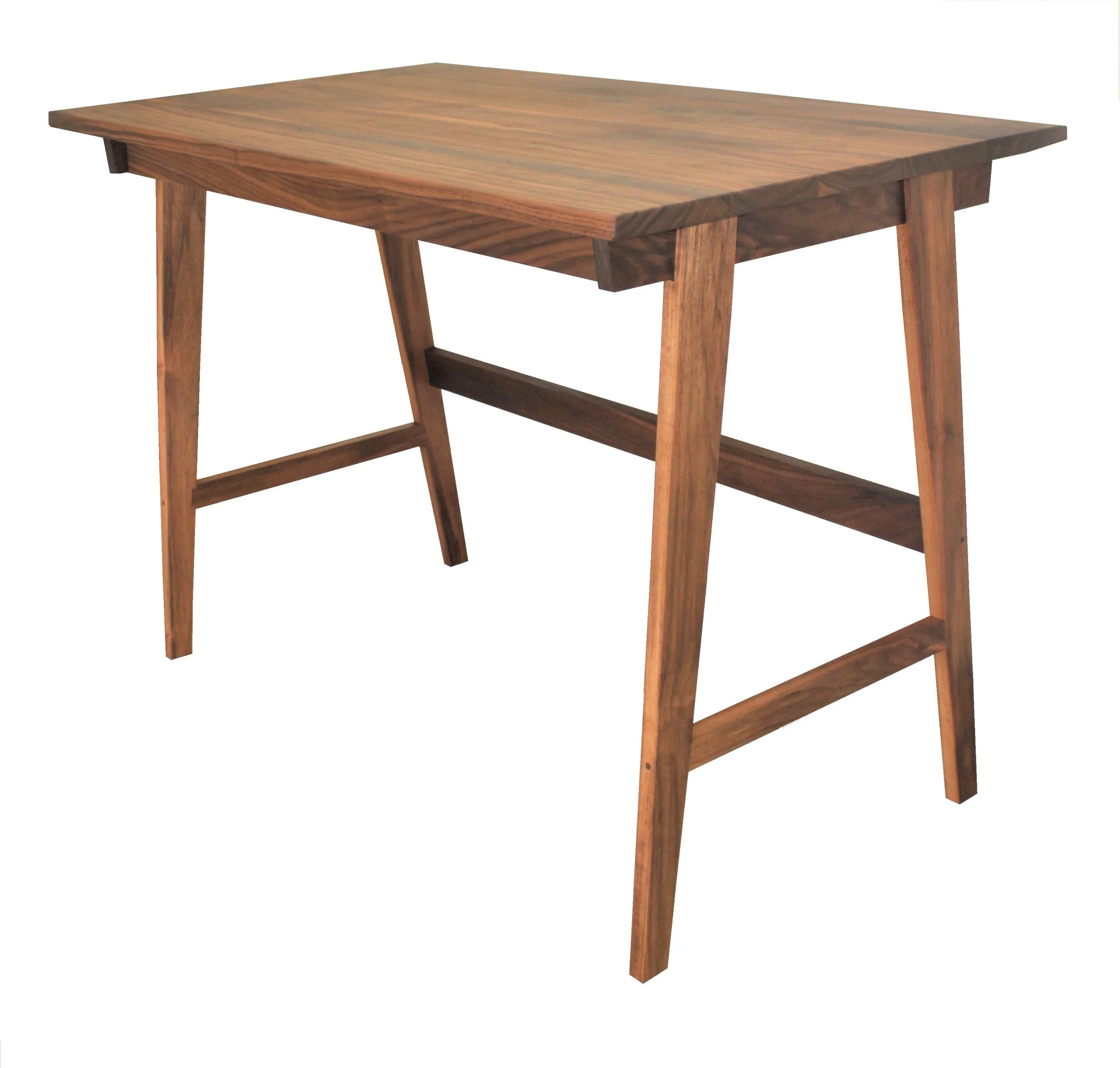 Black Walnut Desk with Dovetail Joinery and Vegetable Oil Finish