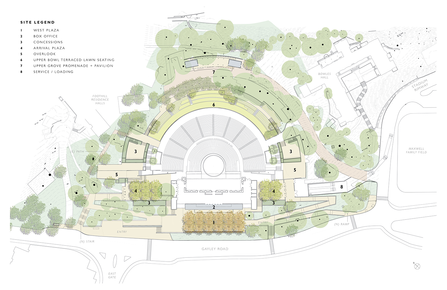 Uc Berkeley Greek Theater Seating Chart