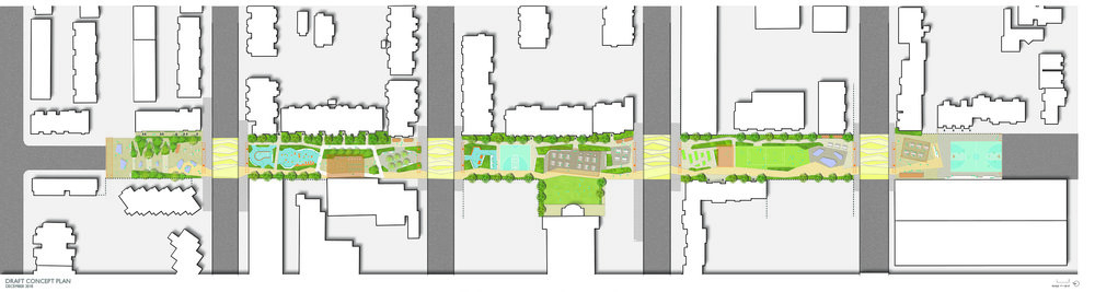  Draft concept plan for Buchanan Street Mall. 