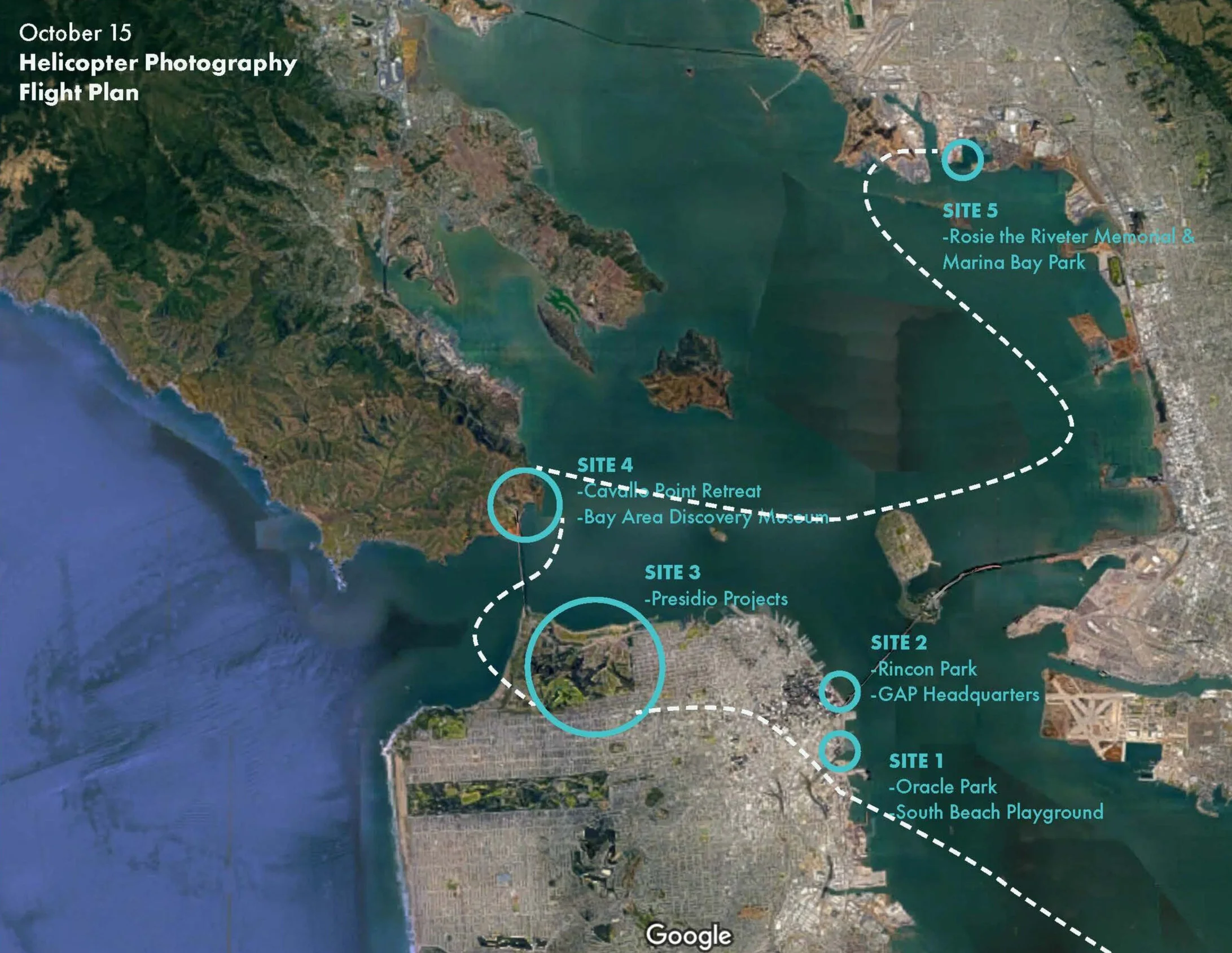 Helicopter Photo Shoot Over the Bay
