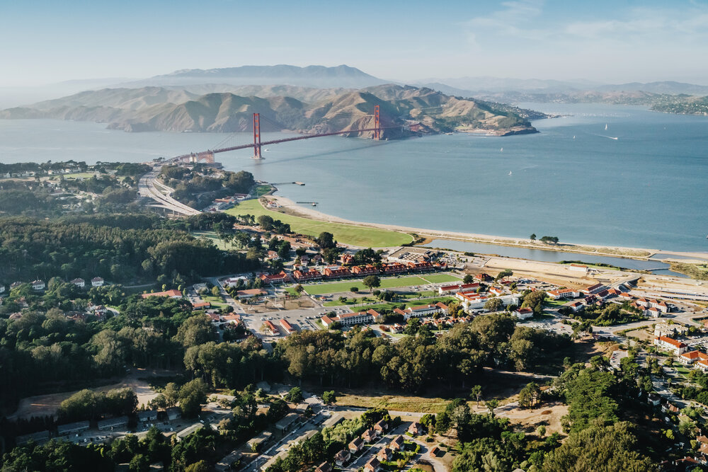  View linking O|CB's work in the Presidio to Cavallo Point 