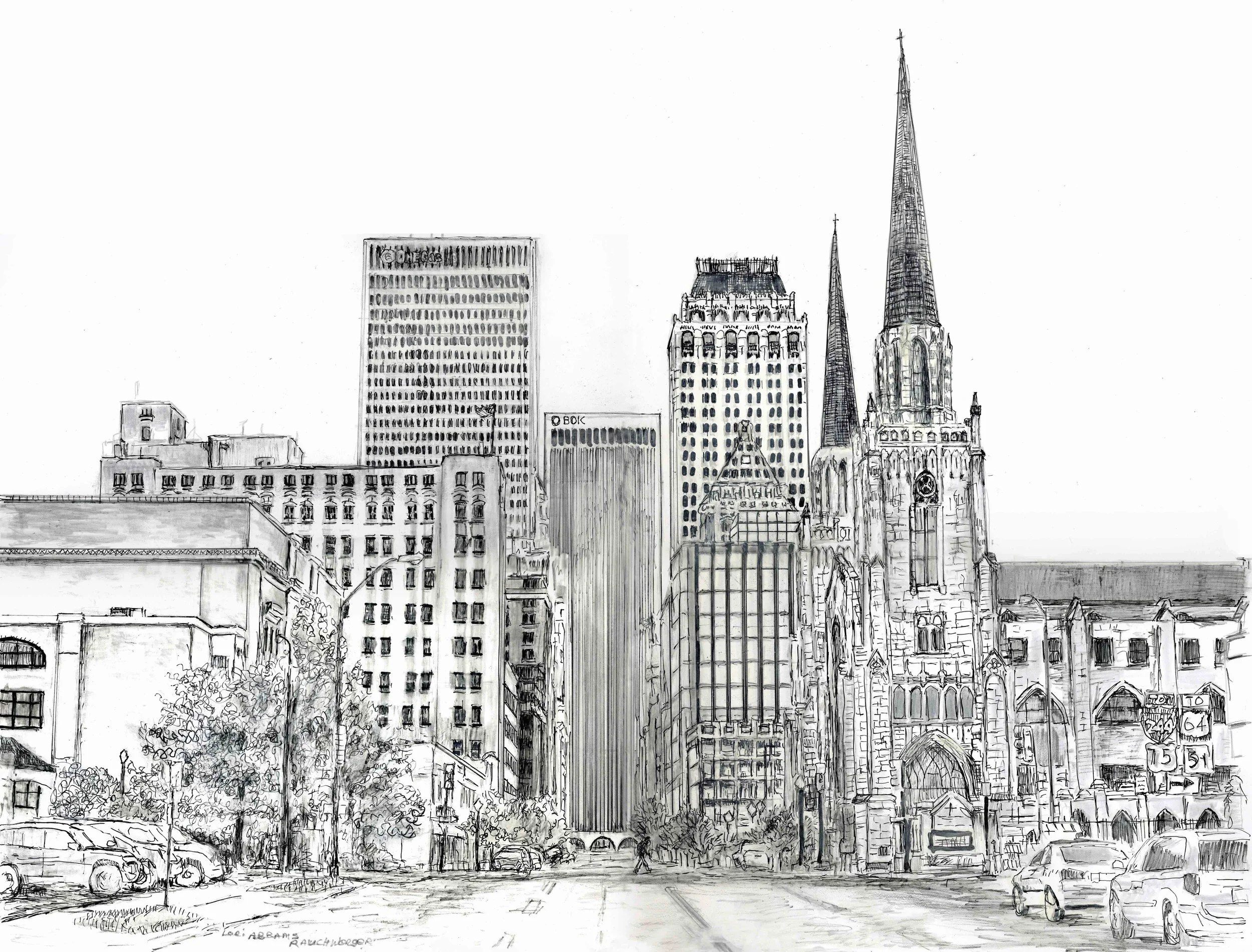 Tulsa Towers by Lori Abrams Rauchwerger.jpg