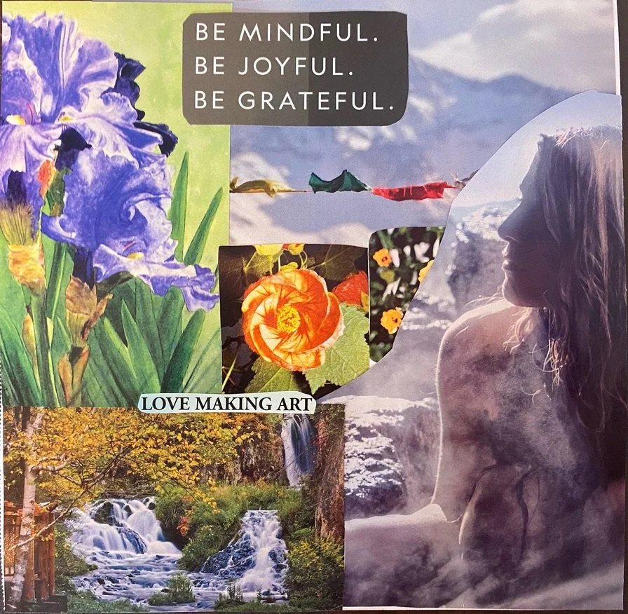 collage image of nature