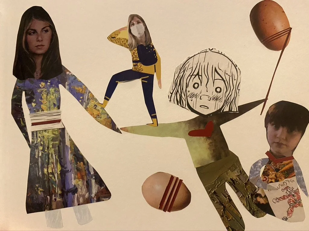 collage image of people