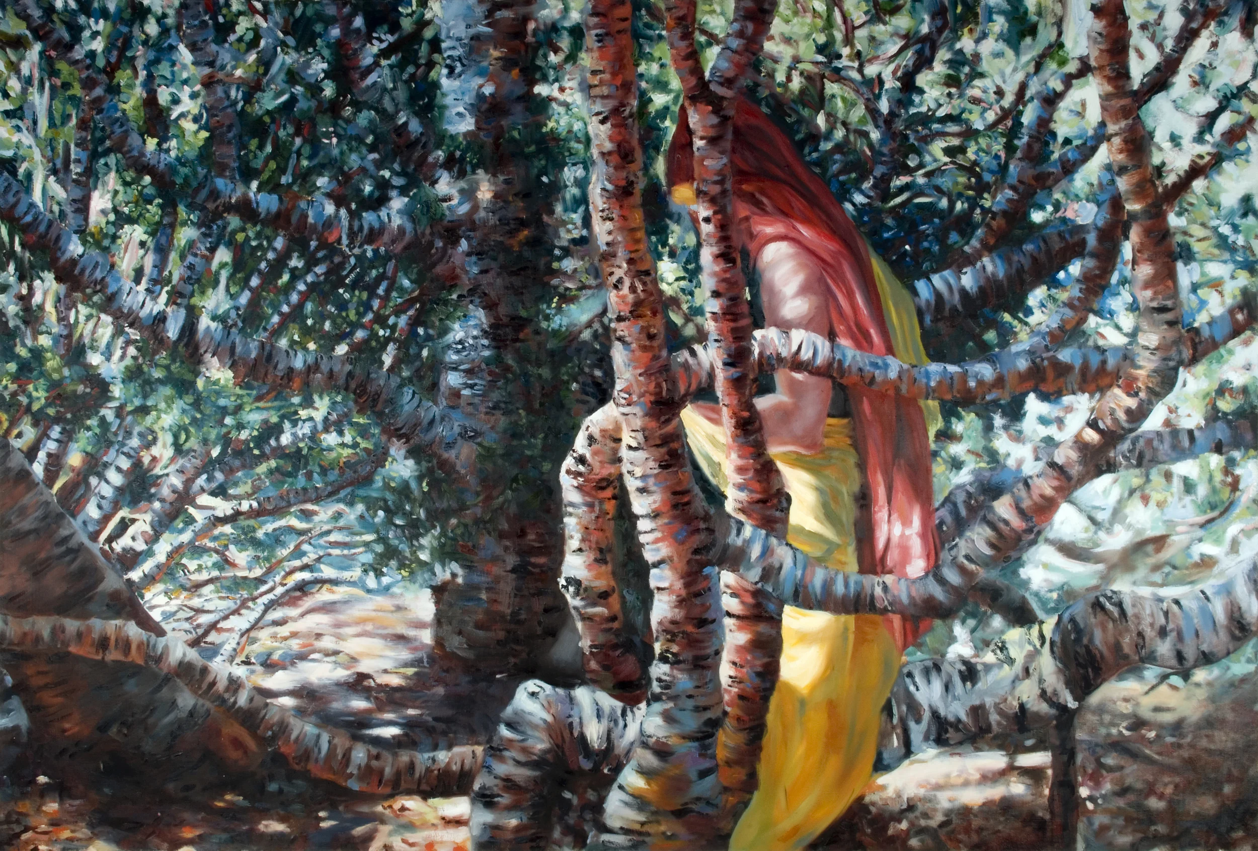 2011, oil on canvas, 46" x 70", sold