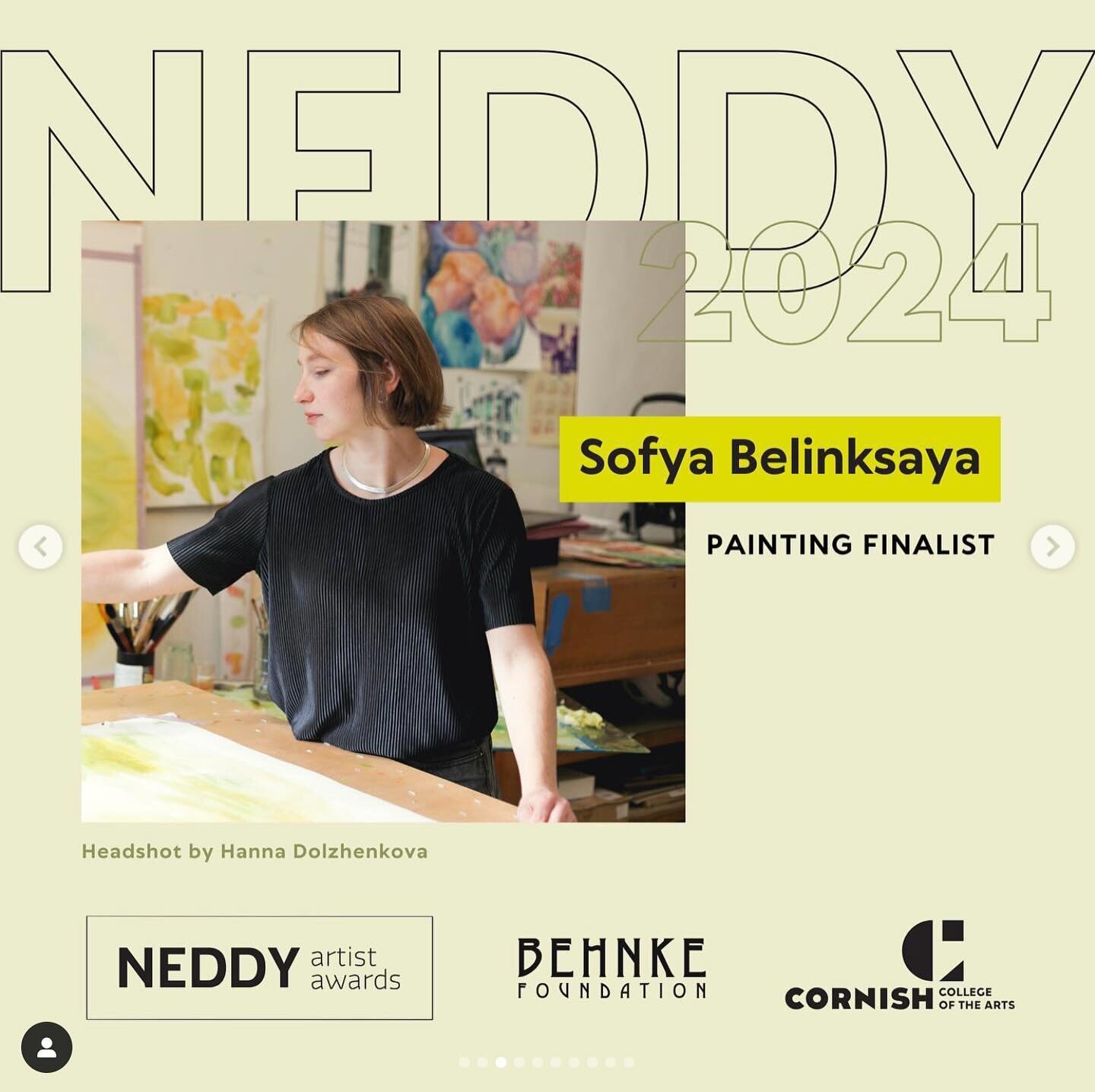 I&rsquo;m am so honored and excited to be among the finalists for the 2024 Neddy Awards! Much gratitude to the jurors @wiseknave @hannyagrrrl @berettemacaulay for the opportunity and congratulations to the other finalists! 
Painting can be solitary, 