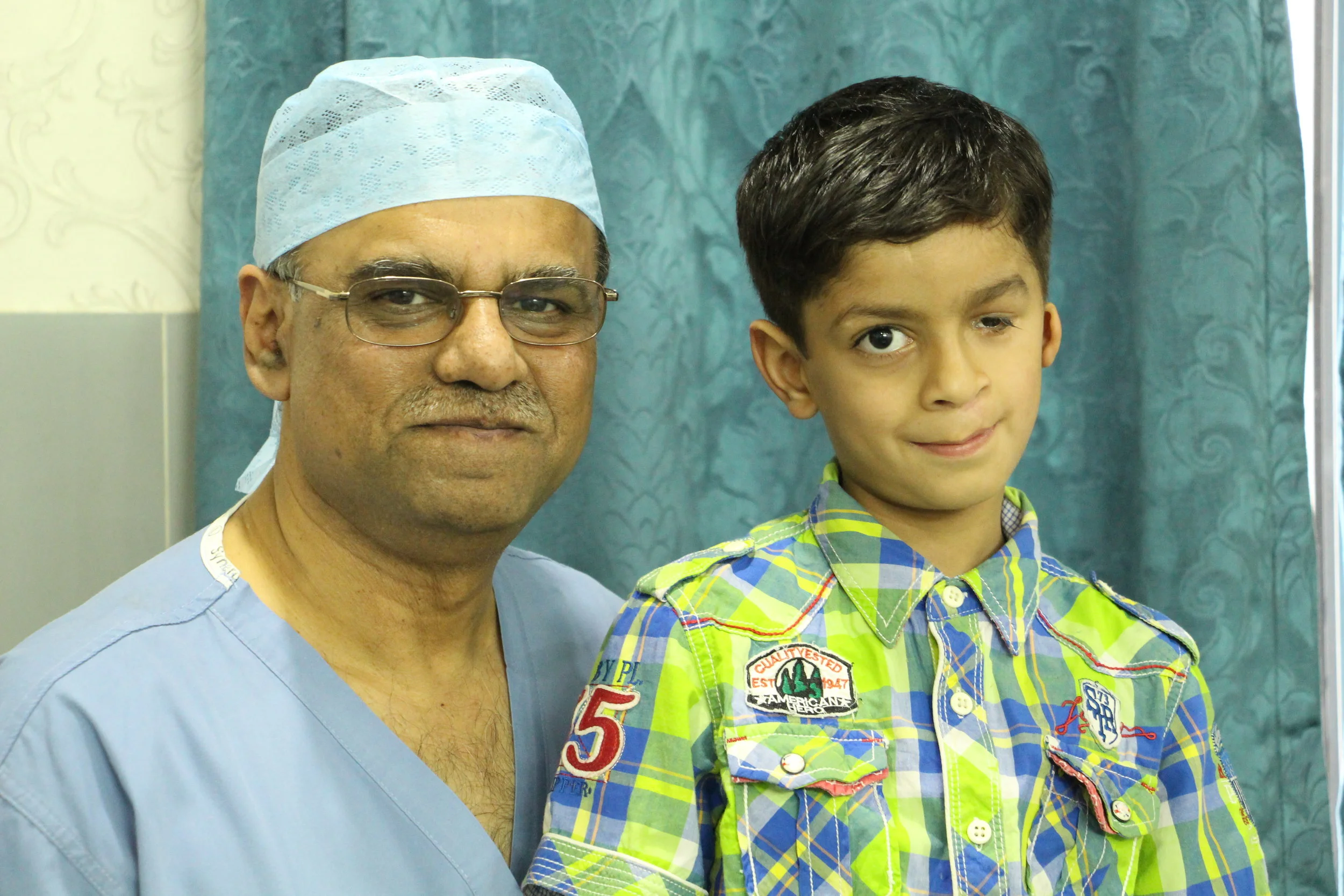 Dr Rafique with Faizan Ali