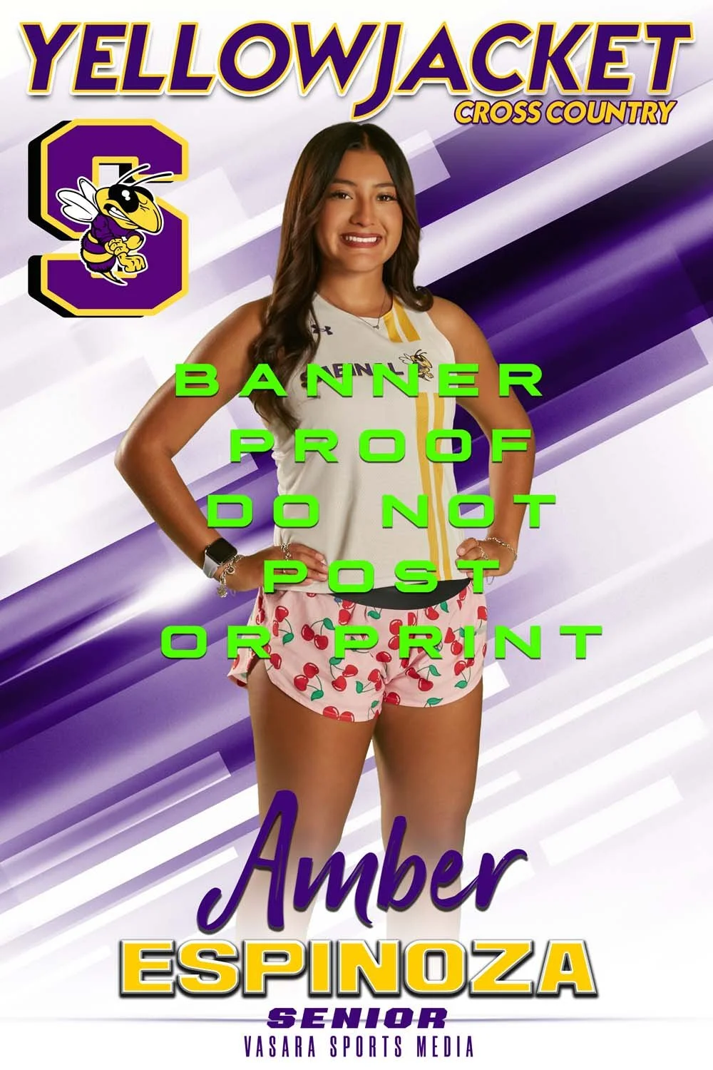 Adopt a Yellowjacket Sponsorship - Varsity Cross Country Player
