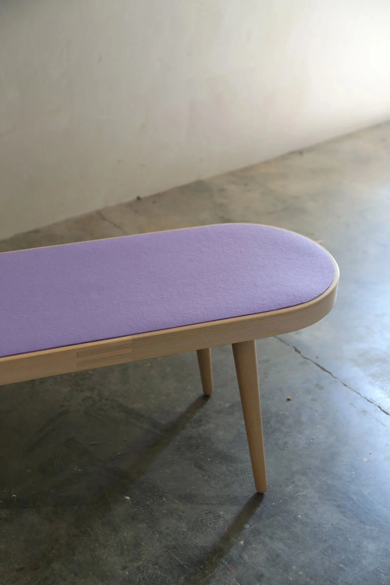  pale ash + custom lilac merino 