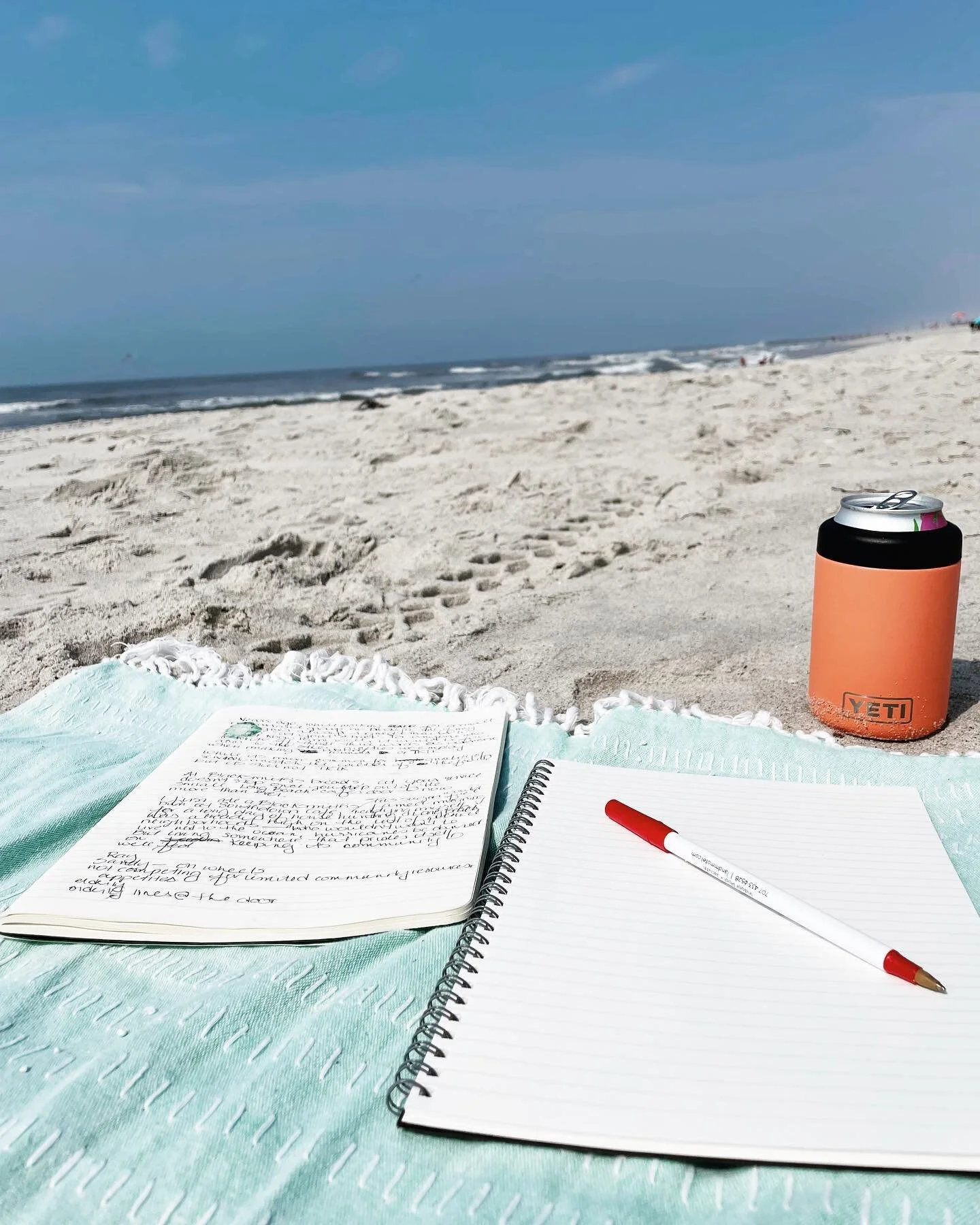 @hannahorens is absolutely correct. writing longhand outside really helps the words flow. consider my writer&rsquo;s block banished &mdash; at least for now.