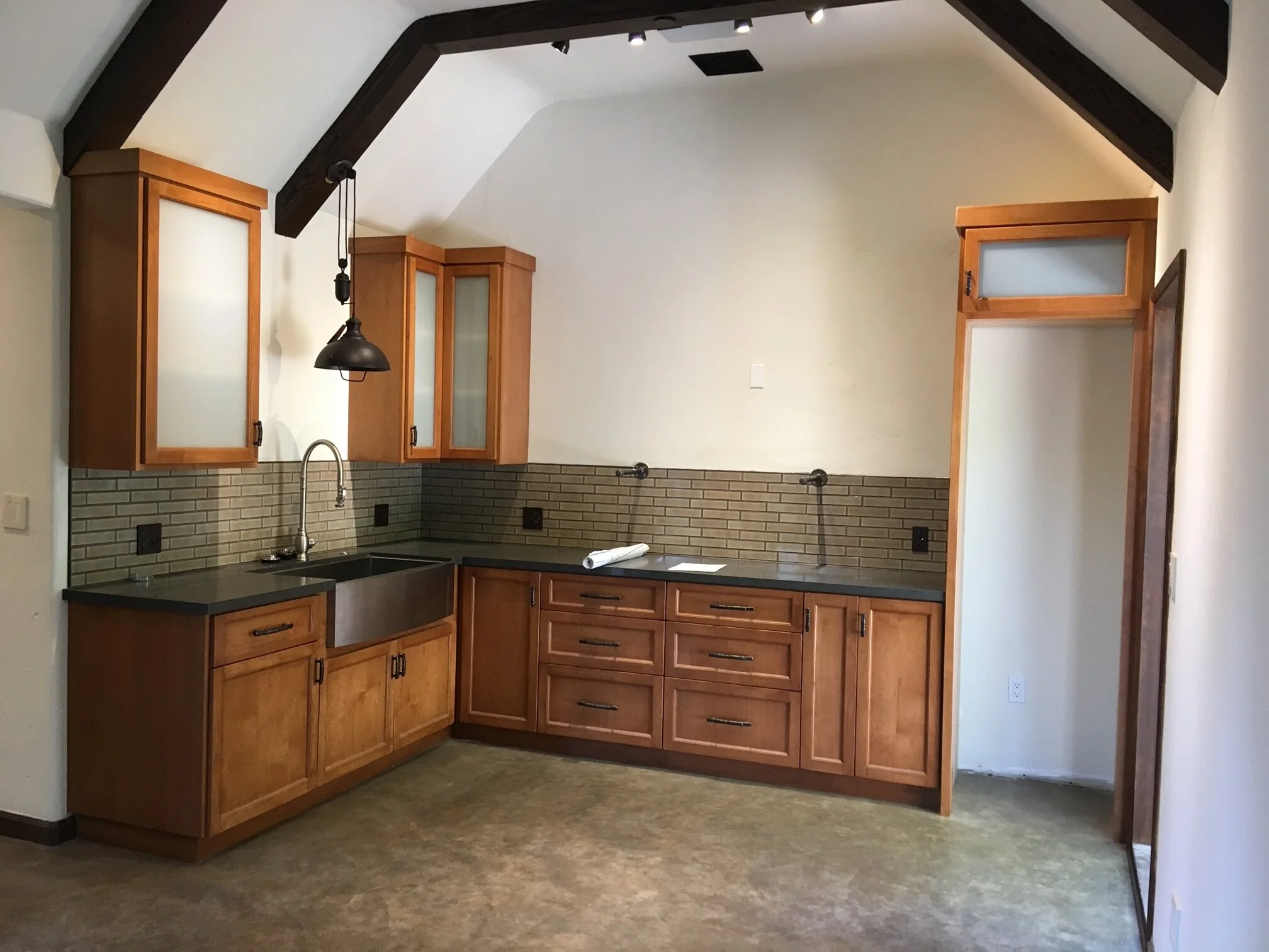 Finished kitchenette of ADU