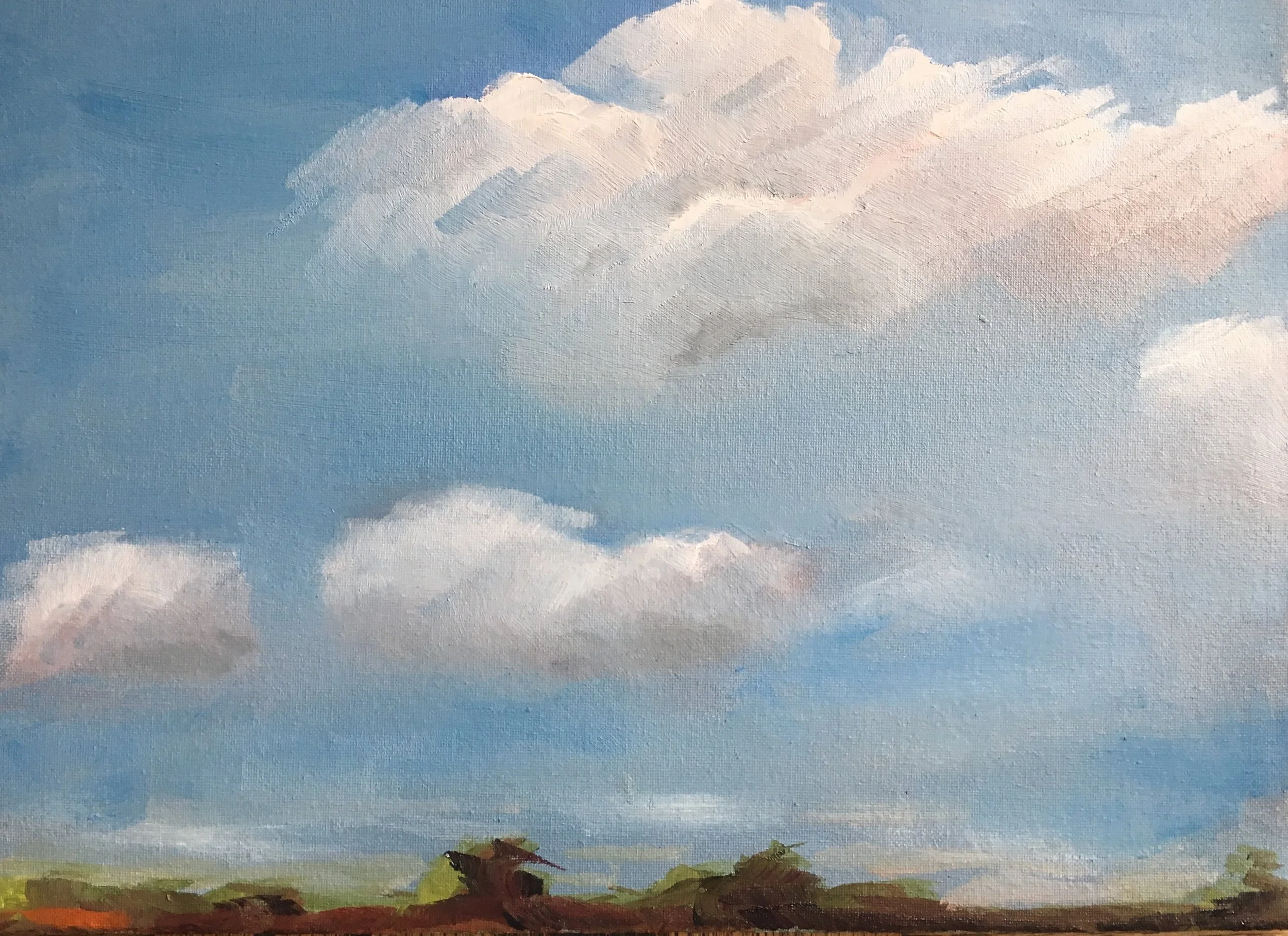 landscape and sky, 