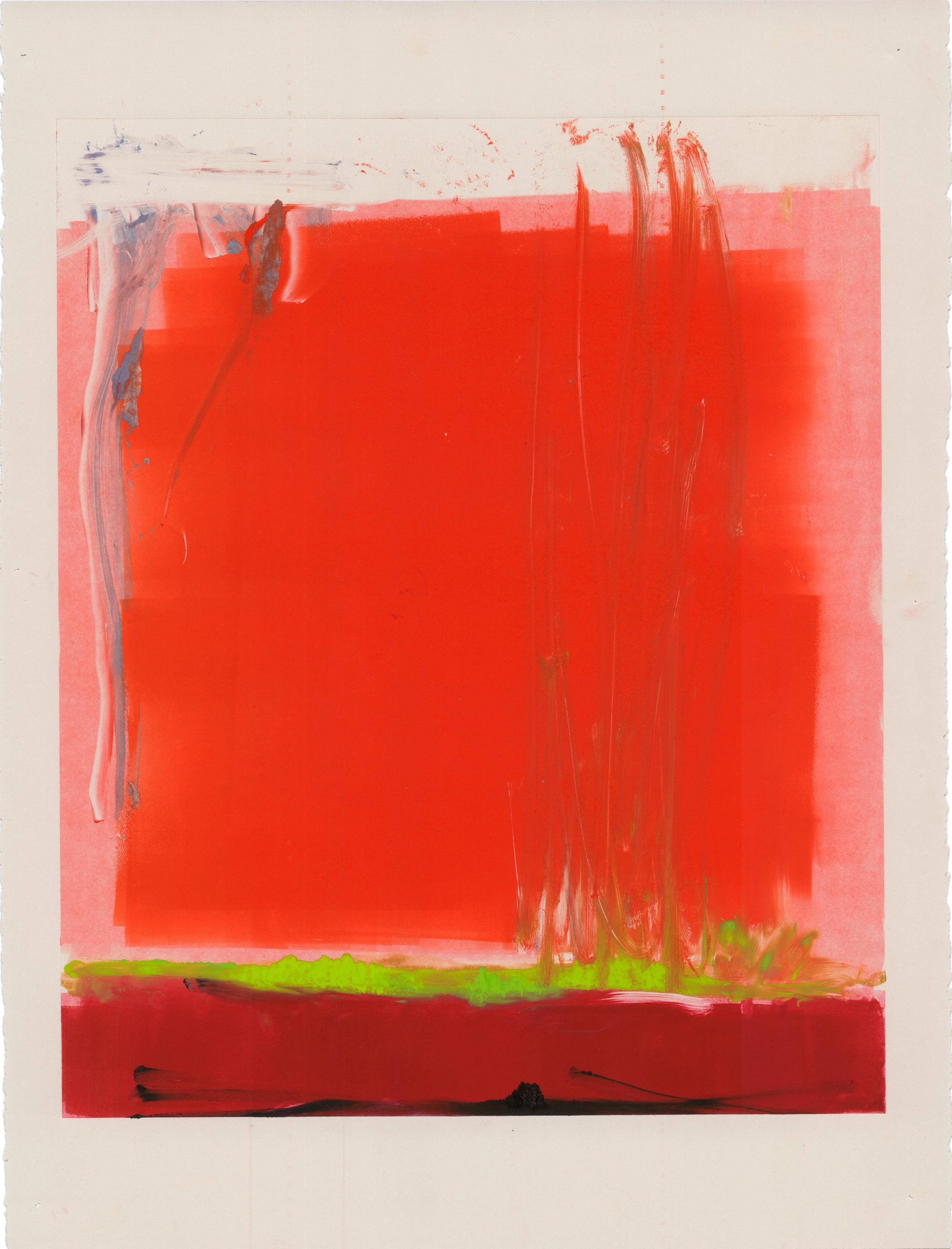 Red, Monoprint, 2013