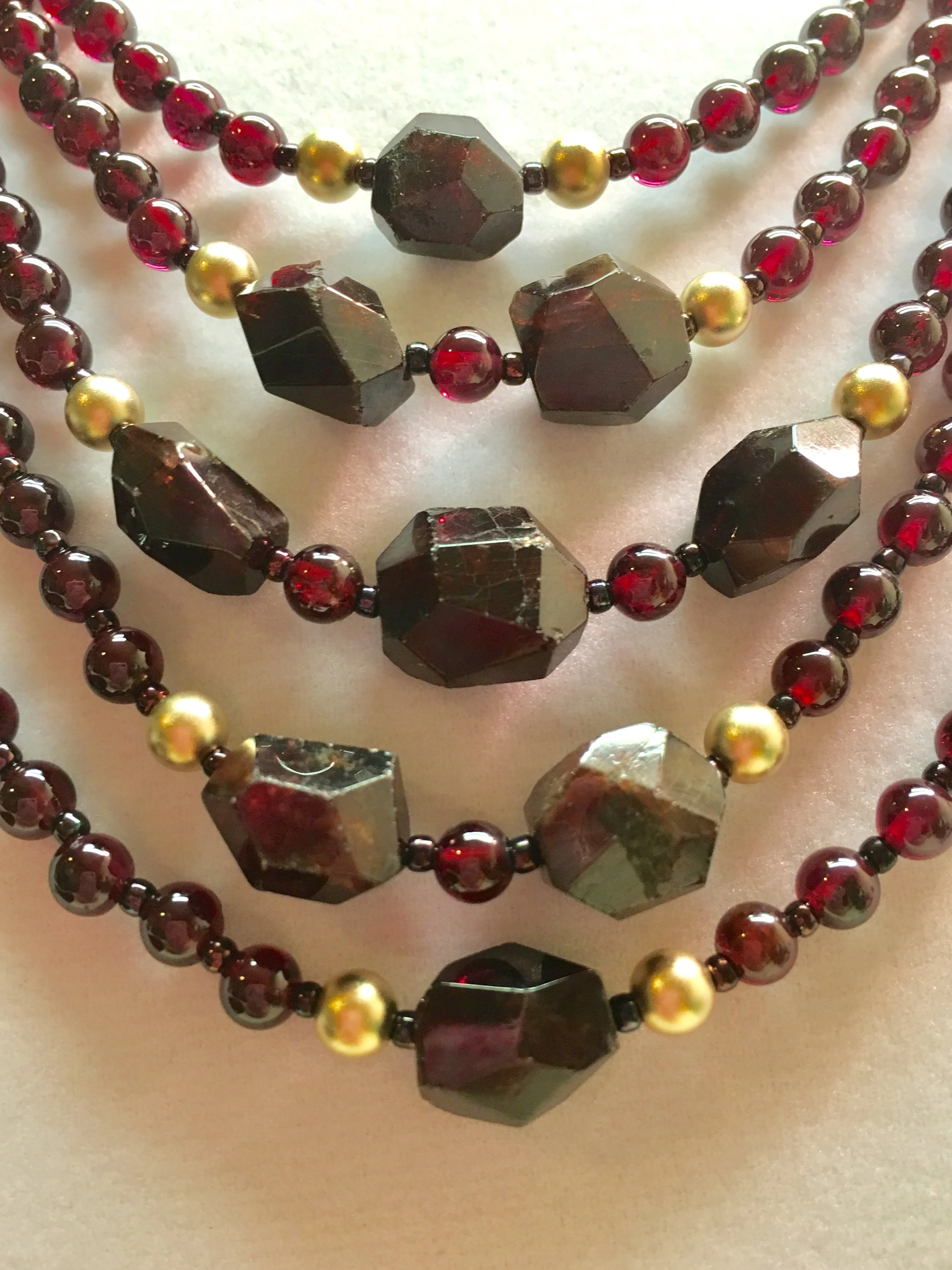 garnet NECKLACE (SOLD) Detailed description TBA